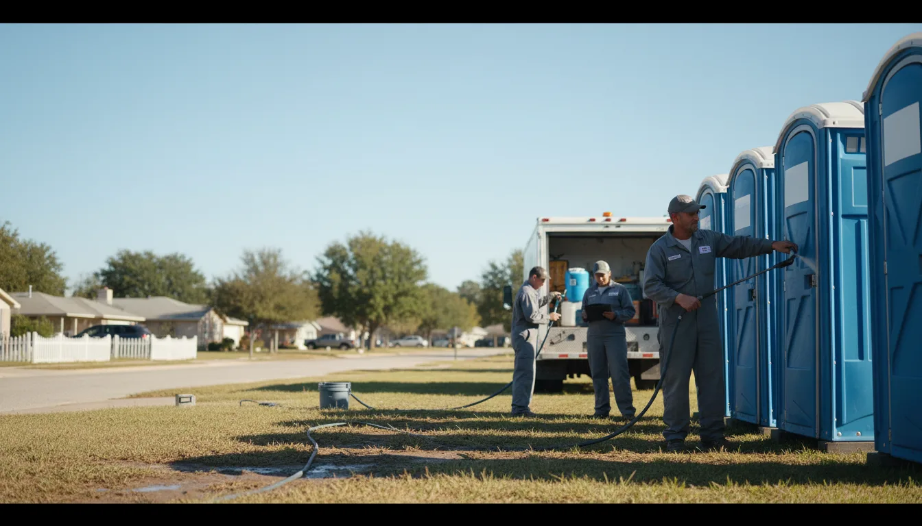 Long-Term Portable Toilet Rental in May, TX near me